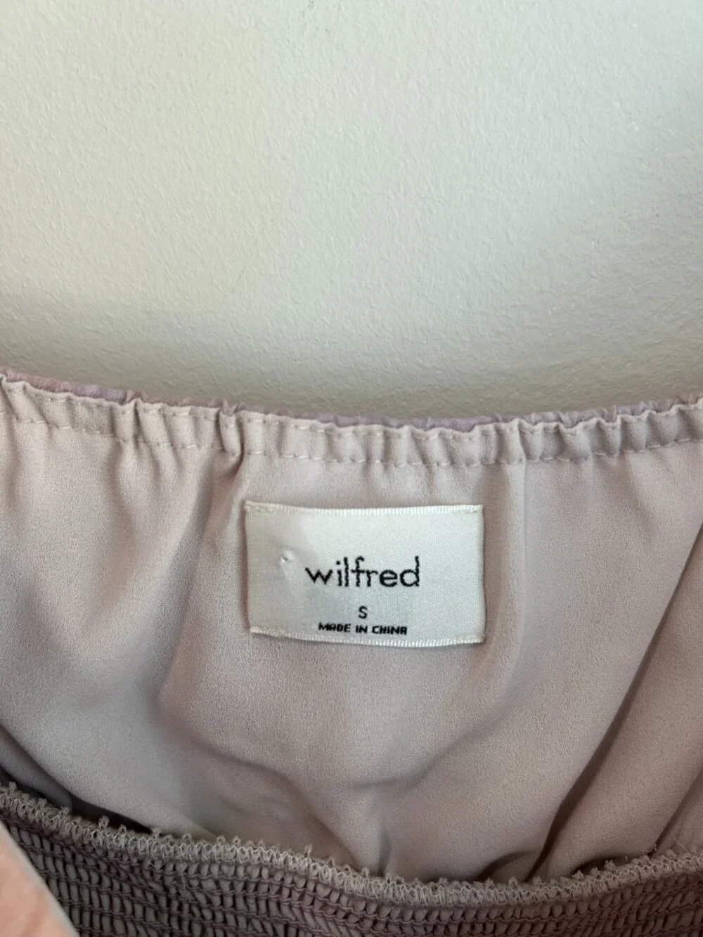 Aritzia‎ Wilfred Bella Slit Dress Small Watercolor Midi Romantic Cottagecore